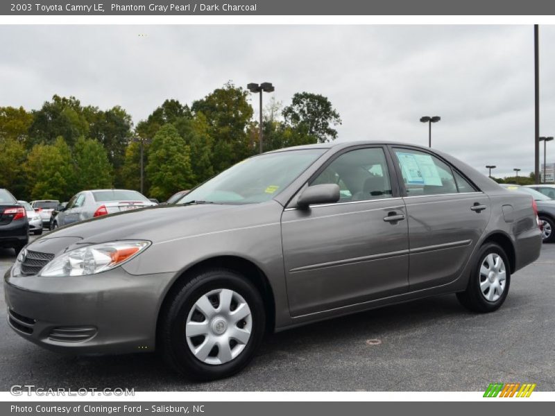 Phantom Gray Pearl / Dark Charcoal 2003 Toyota Camry LE