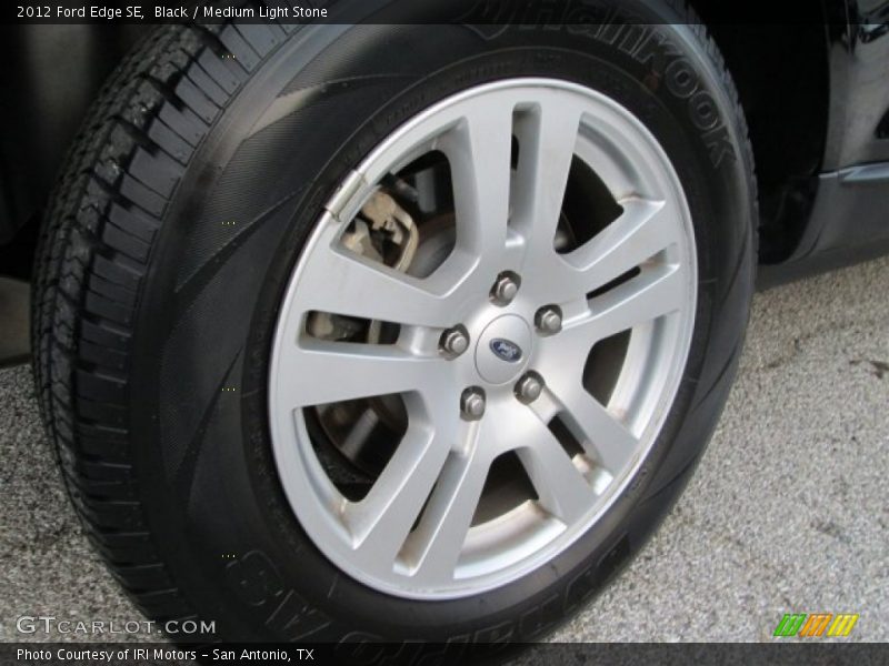 Black / Medium Light Stone 2012 Ford Edge SE