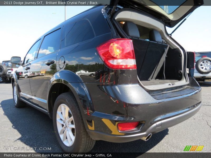 Brilliant Black Crystal Pearl / Black 2013 Dodge Journey SXT