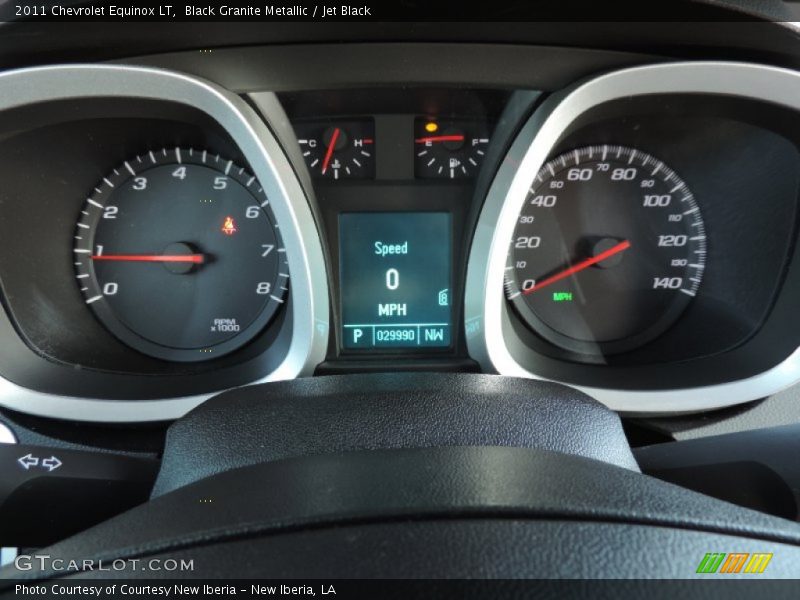 Black Granite Metallic / Jet Black 2011 Chevrolet Equinox LT