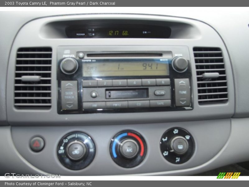 Phantom Gray Pearl / Dark Charcoal 2003 Toyota Camry LE