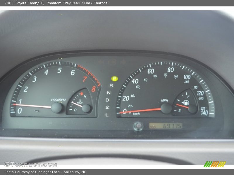 Phantom Gray Pearl / Dark Charcoal 2003 Toyota Camry LE
