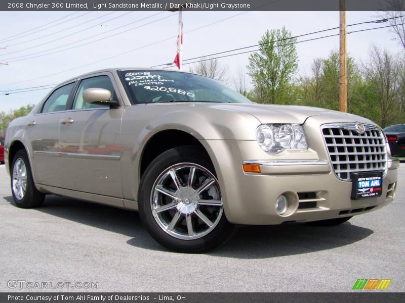 Light Sandstone Metallic / Dark Khaki/Light Graystone 2008 Chrysler 300 Limited