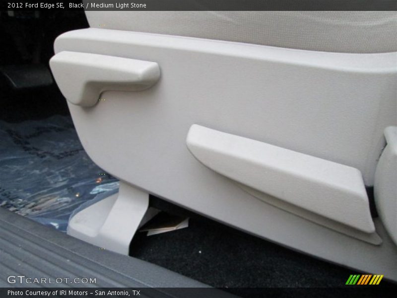 Black / Medium Light Stone 2012 Ford Edge SE