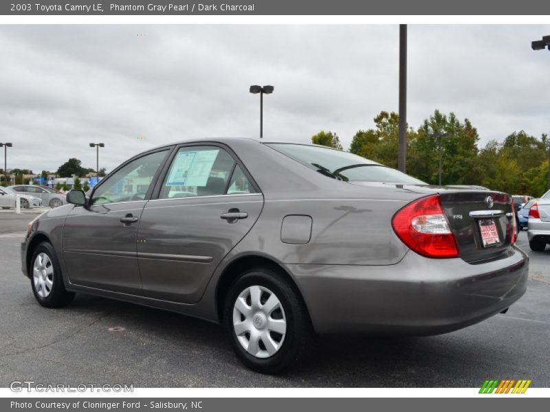 Phantom Gray Pearl / Dark Charcoal 2003 Toyota Camry LE