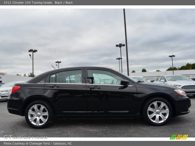 Black / Black 2012 Chrysler 200 Touring Sedan