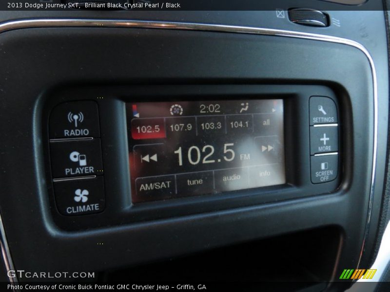 Brilliant Black Crystal Pearl / Black 2013 Dodge Journey SXT