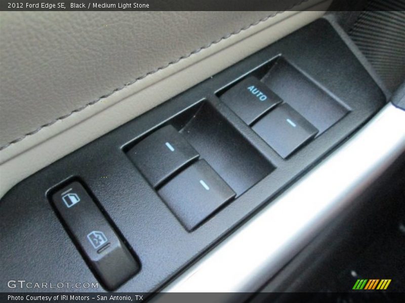 Black / Medium Light Stone 2012 Ford Edge SE