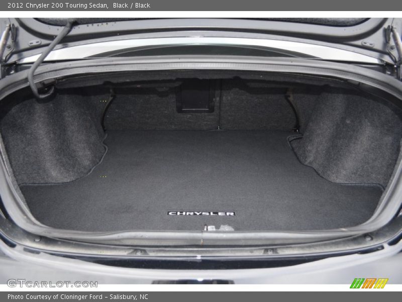 Black / Black 2012 Chrysler 200 Touring Sedan