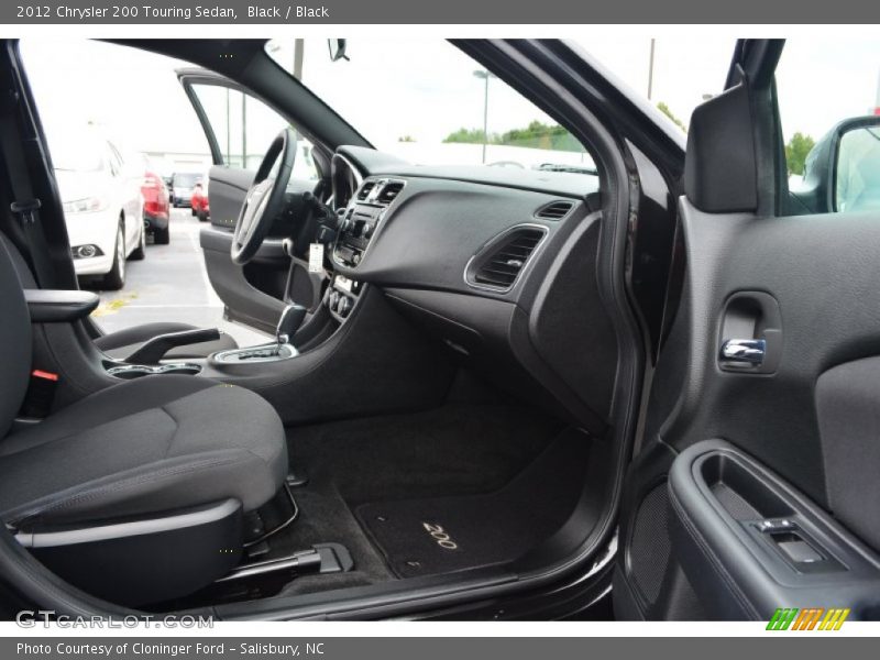 Black / Black 2012 Chrysler 200 Touring Sedan