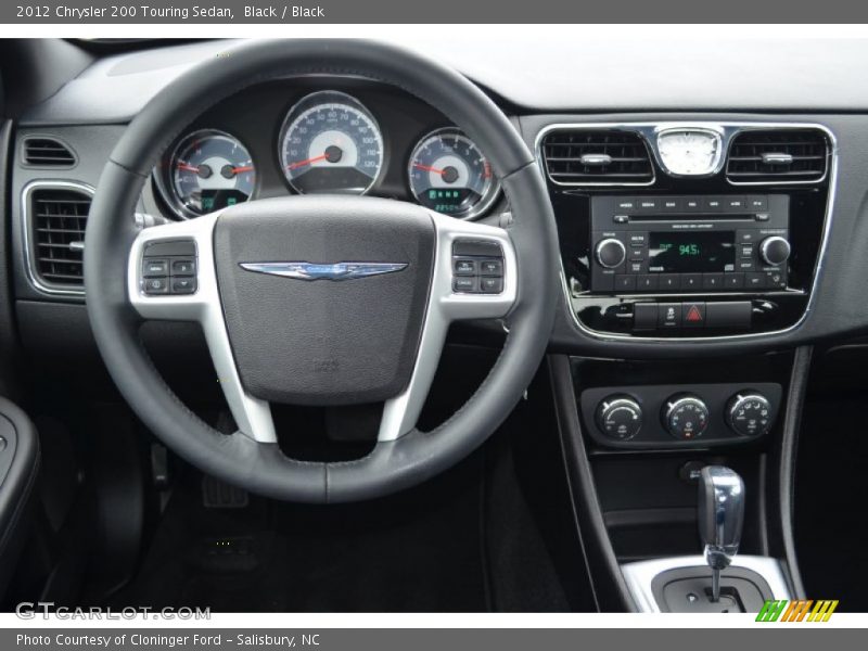 Black / Black 2012 Chrysler 200 Touring Sedan