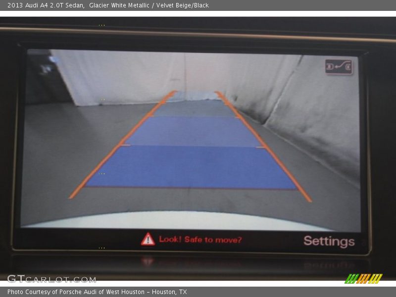 Glacier White Metallic / Velvet Beige/Black 2013 Audi A4 2.0T Sedan