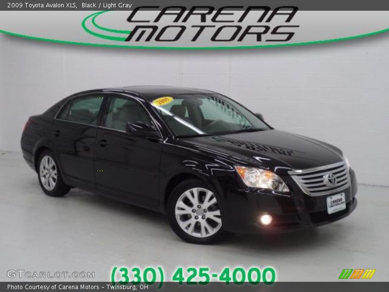 Black / Light Gray 2009 Toyota Avalon XLS