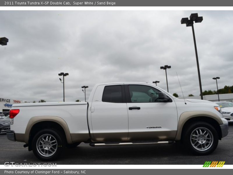 Super White / Sand Beige 2011 Toyota Tundra X-SP Double Cab