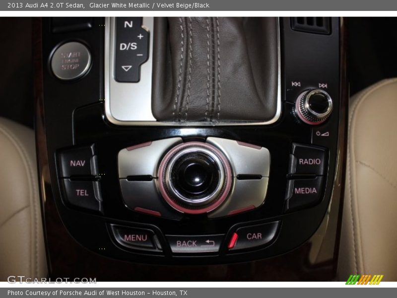 Glacier White Metallic / Velvet Beige/Black 2013 Audi A4 2.0T Sedan