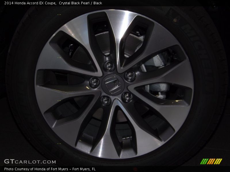 Crystal Black Pearl / Black 2014 Honda Accord EX Coupe