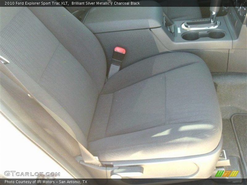 Brilliant Silver Metallic / Charcoal Black 2010 Ford Explorer Sport Trac XLT
