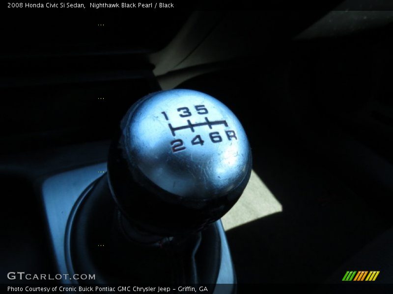 Nighthawk Black Pearl / Black 2008 Honda Civic Si Sedan