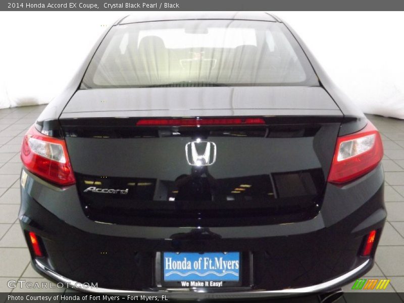 Crystal Black Pearl / Black 2014 Honda Accord EX Coupe