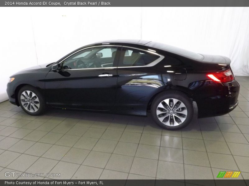 Crystal Black Pearl / Black 2014 Honda Accord EX Coupe