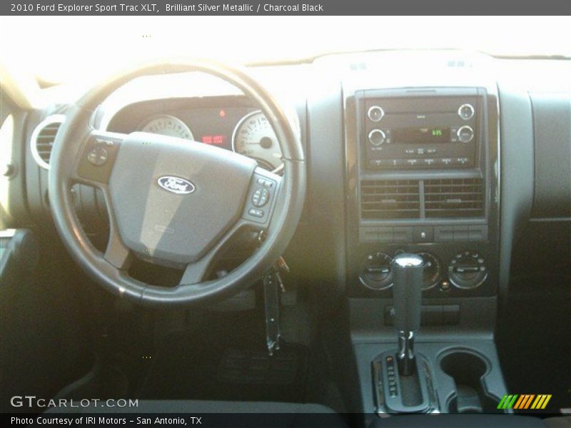 Brilliant Silver Metallic / Charcoal Black 2010 Ford Explorer Sport Trac XLT