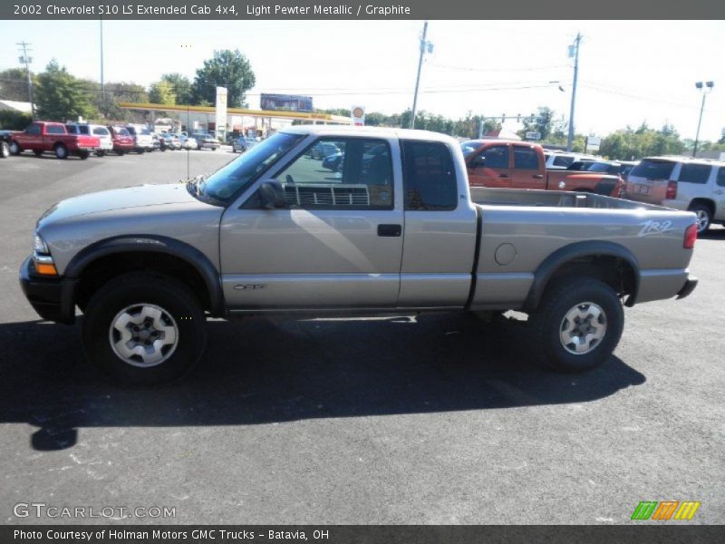  2002 S10 LS Extended Cab 4x4 Light Pewter Metallic