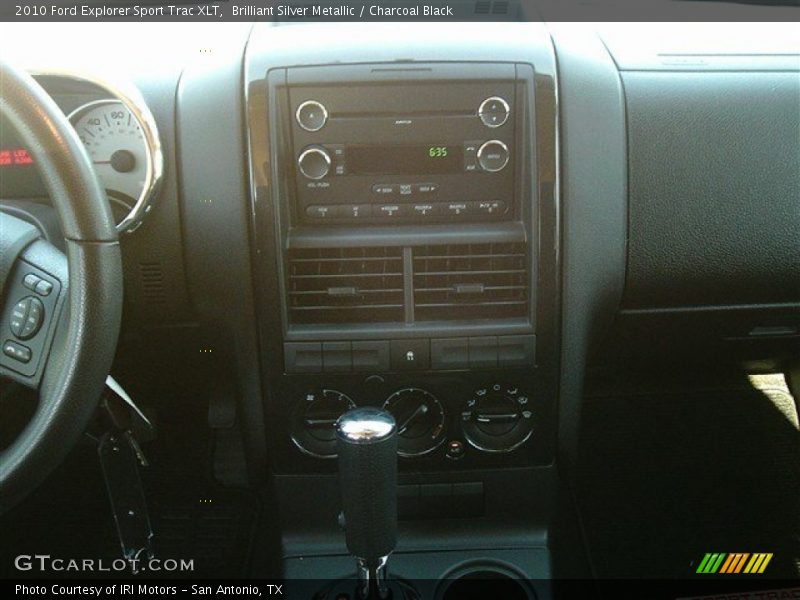 Brilliant Silver Metallic / Charcoal Black 2010 Ford Explorer Sport Trac XLT