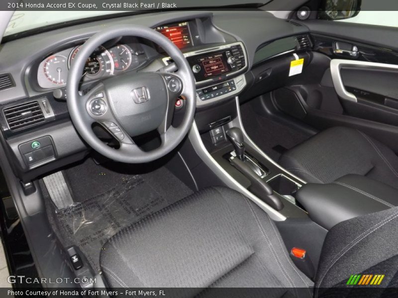 Black Interior - 2014 Accord EX Coupe 