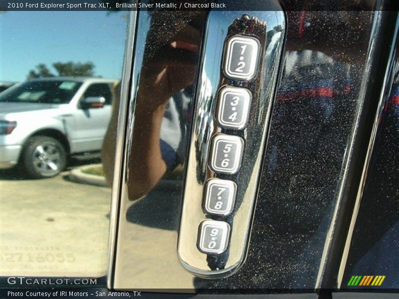 Brilliant Silver Metallic / Charcoal Black 2010 Ford Explorer Sport Trac XLT
