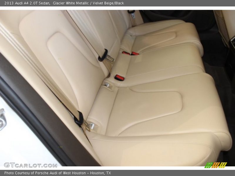 Glacier White Metallic / Velvet Beige/Black 2013 Audi A4 2.0T Sedan