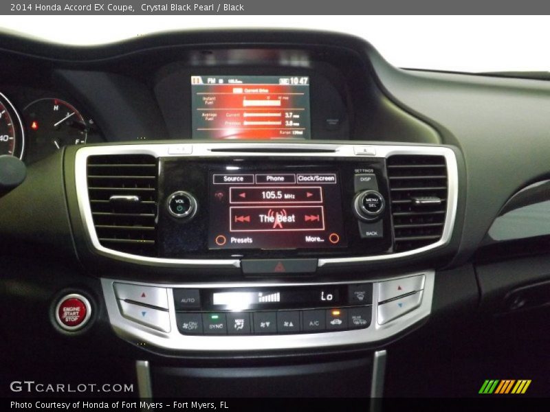 Crystal Black Pearl / Black 2014 Honda Accord EX Coupe