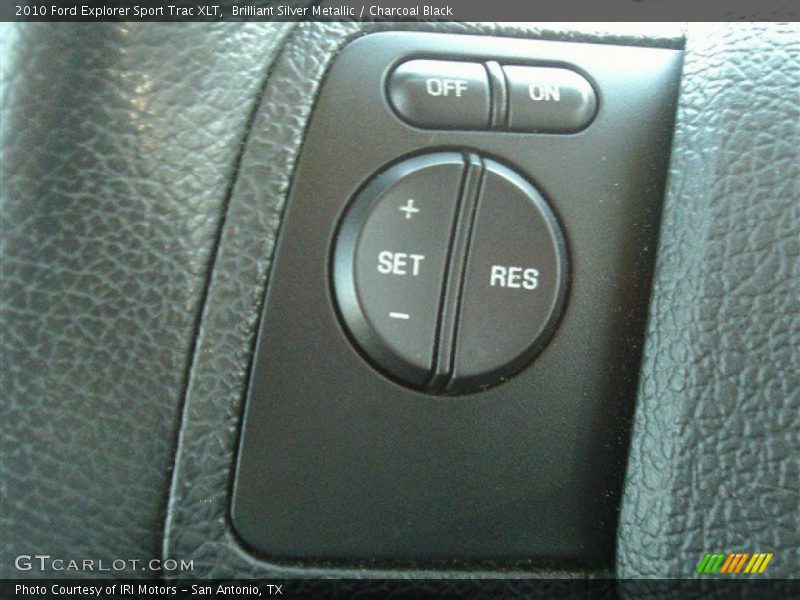 Brilliant Silver Metallic / Charcoal Black 2010 Ford Explorer Sport Trac XLT