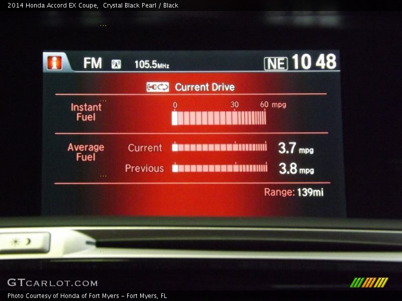 Crystal Black Pearl / Black 2014 Honda Accord EX Coupe