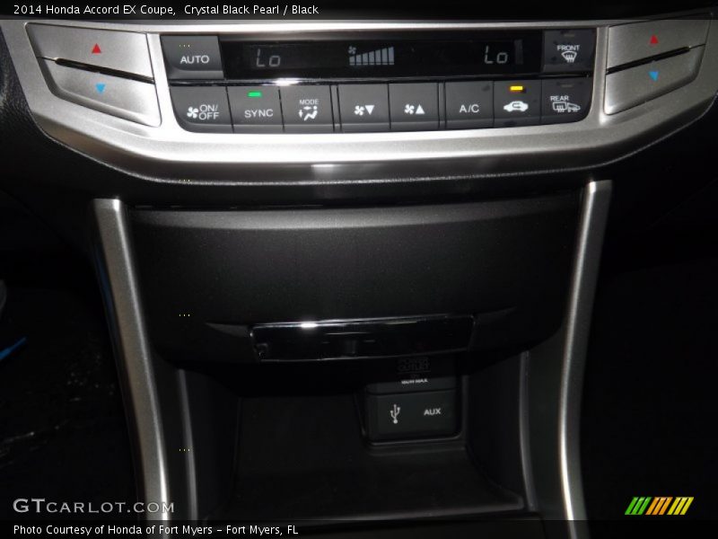 Crystal Black Pearl / Black 2014 Honda Accord EX Coupe