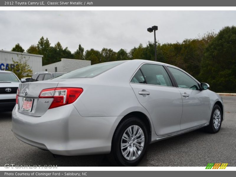 Classic Silver Metallic / Ash 2012 Toyota Camry LE
