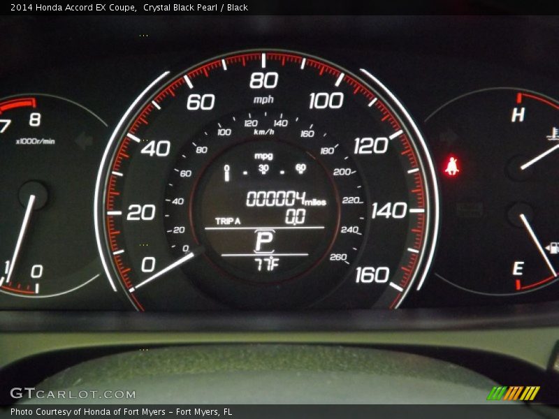 Crystal Black Pearl / Black 2014 Honda Accord EX Coupe