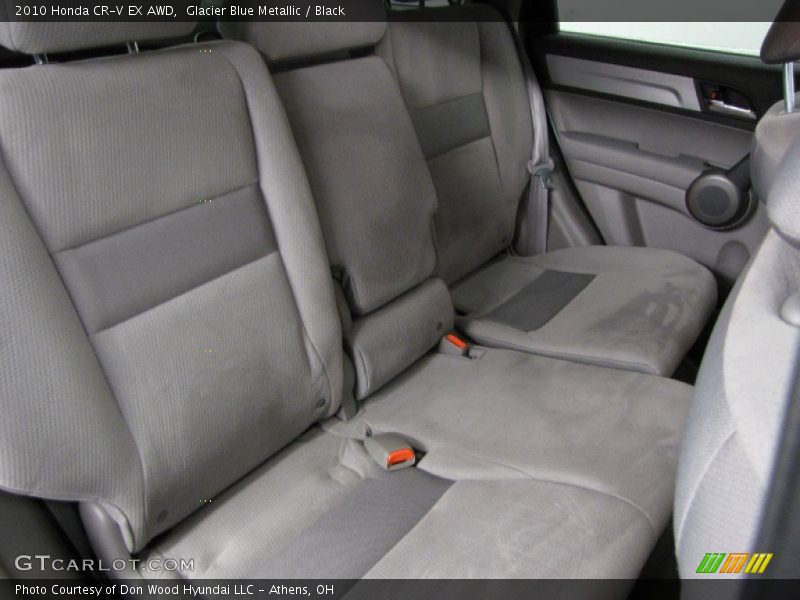 Glacier Blue Metallic / Black 2010 Honda CR-V EX AWD