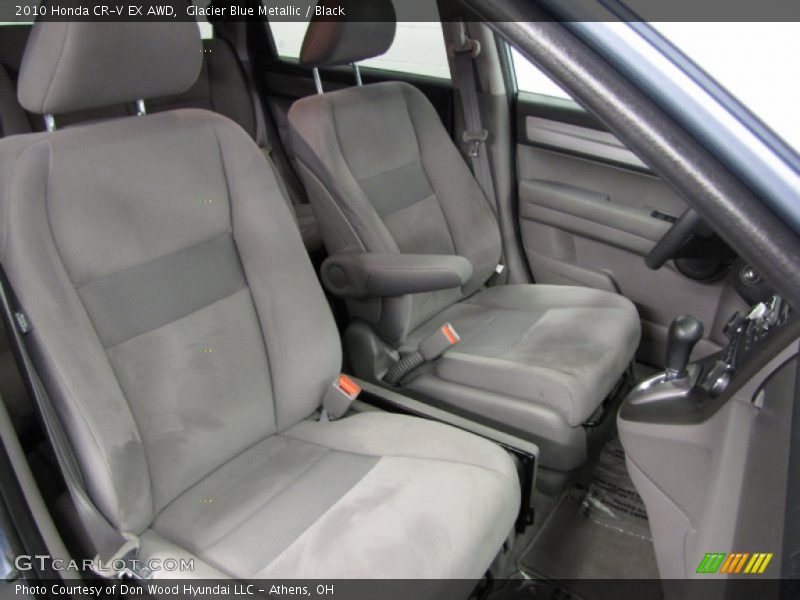 Glacier Blue Metallic / Black 2010 Honda CR-V EX AWD