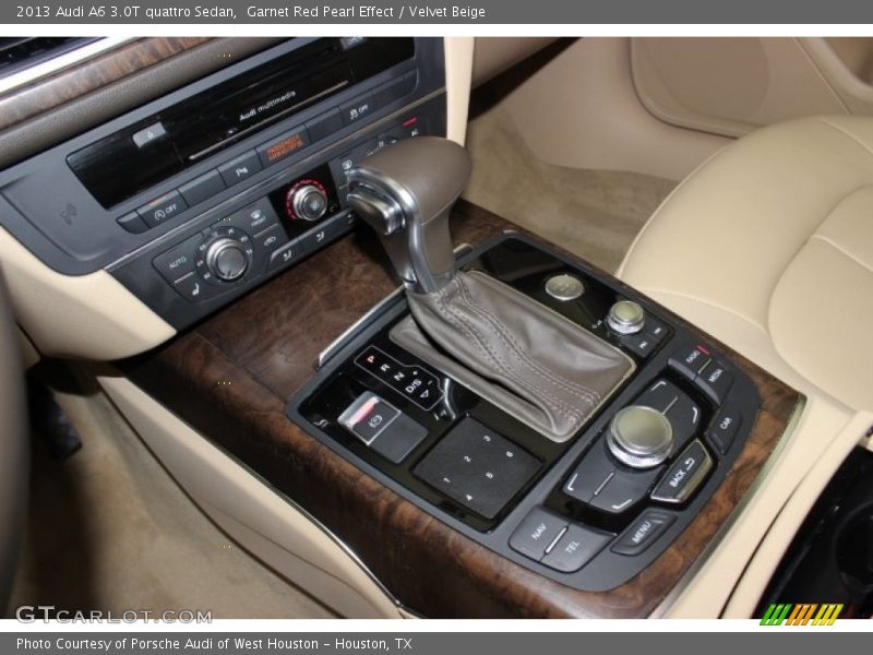 Garnet Red Pearl Effect / Velvet Beige 2013 Audi A6 3.0T quattro Sedan