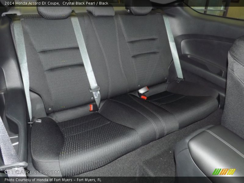 Rear Seat of 2014 Accord EX Coupe
