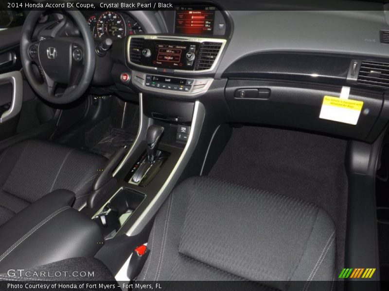 Crystal Black Pearl / Black 2014 Honda Accord EX Coupe