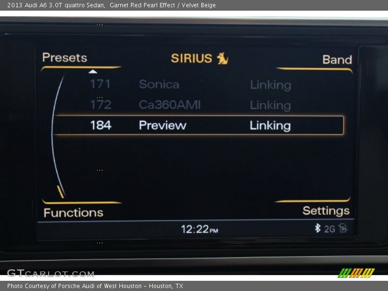 Garnet Red Pearl Effect / Velvet Beige 2013 Audi A6 3.0T quattro Sedan