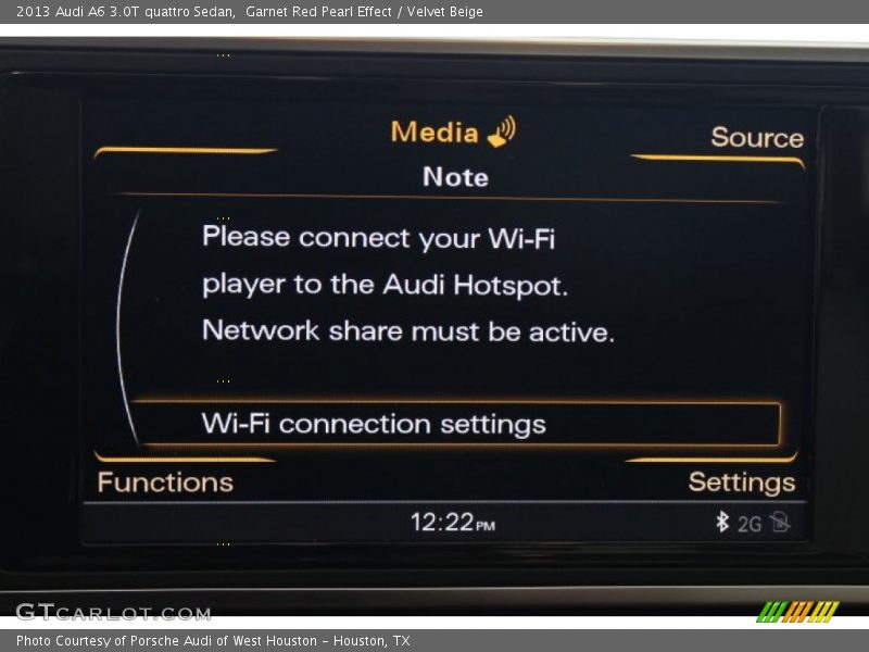 Garnet Red Pearl Effect / Velvet Beige 2013 Audi A6 3.0T quattro Sedan