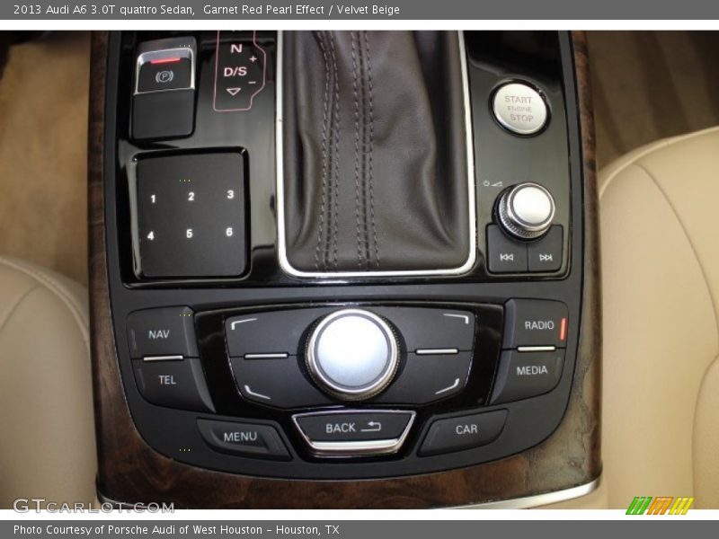 Garnet Red Pearl Effect / Velvet Beige 2013 Audi A6 3.0T quattro Sedan