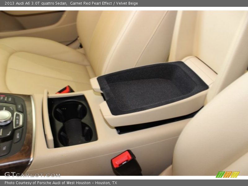 Garnet Red Pearl Effect / Velvet Beige 2013 Audi A6 3.0T quattro Sedan