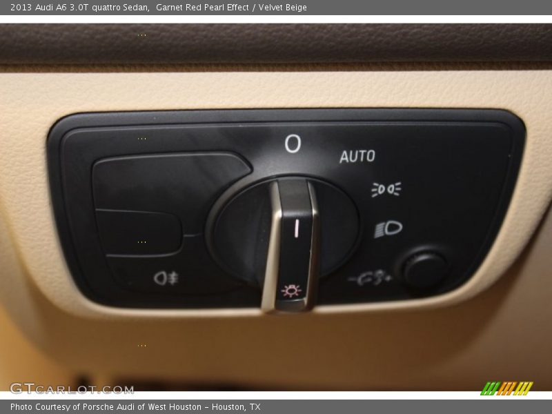Garnet Red Pearl Effect / Velvet Beige 2013 Audi A6 3.0T quattro Sedan