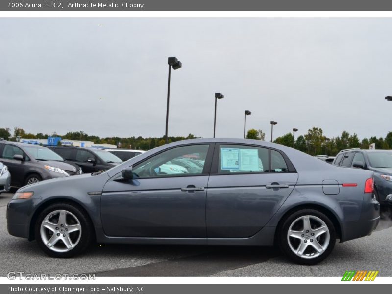 Anthracite Metallic / Ebony 2006 Acura TL 3.2