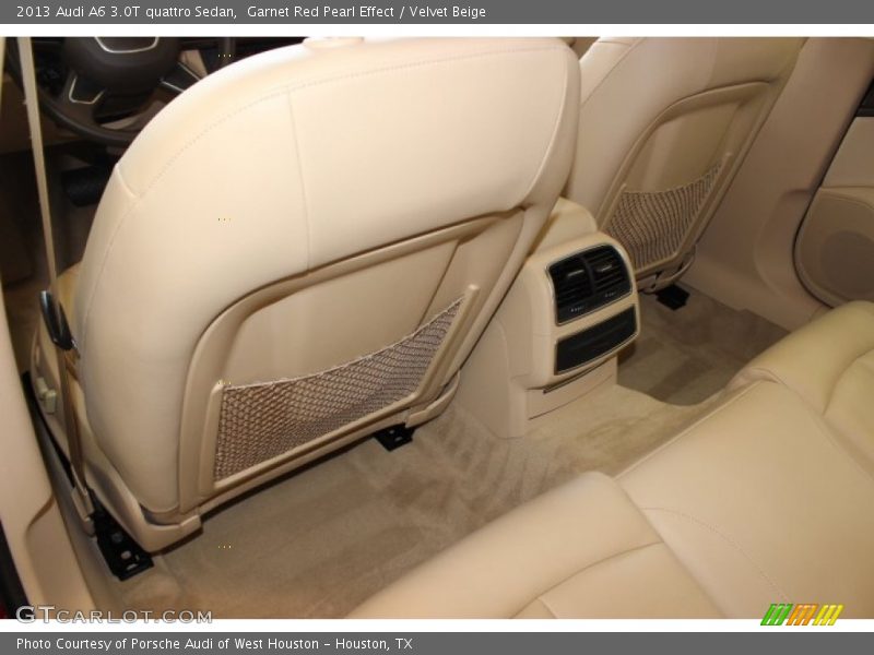 Garnet Red Pearl Effect / Velvet Beige 2013 Audi A6 3.0T quattro Sedan