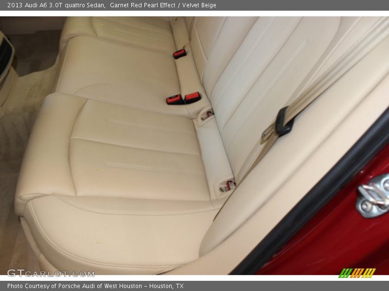 Garnet Red Pearl Effect / Velvet Beige 2013 Audi A6 3.0T quattro Sedan