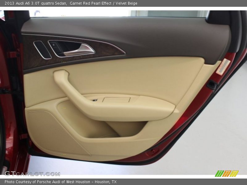 Garnet Red Pearl Effect / Velvet Beige 2013 Audi A6 3.0T quattro Sedan